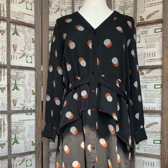 Sabie Polka Dot Dress Size Small - Picture 3 of 11